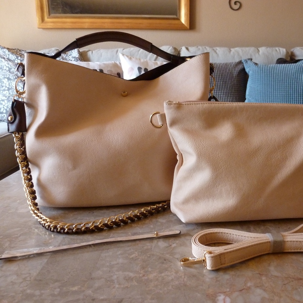 Incognito Blush N Chocolate Two Purses in One